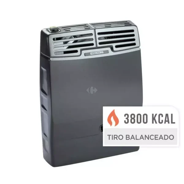 Estufa Tiro balanceado 3.800 kcal 43712/16 VN GRIS VOLCAN