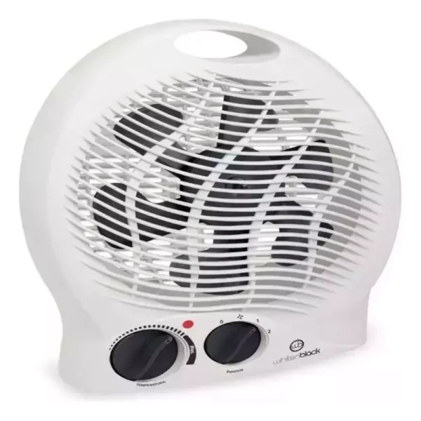 Caloventor WBCAQB01 1000/2000W WHITENBLACK