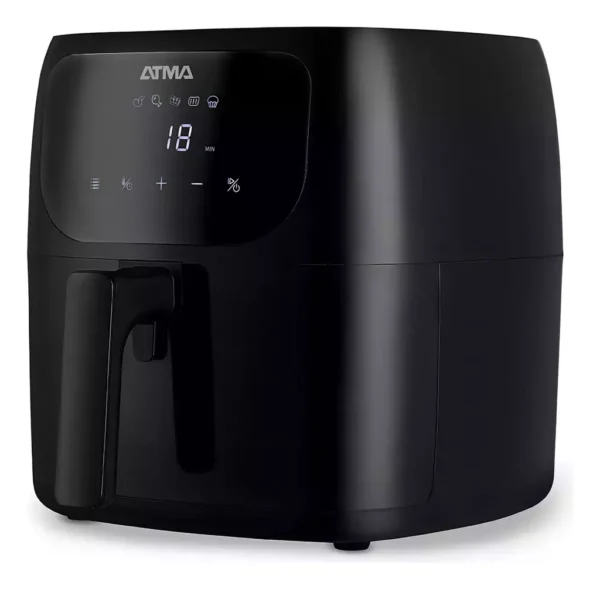 Freidora de AIRE FR60ARBP NEGRA 6.5 Litros ATMA