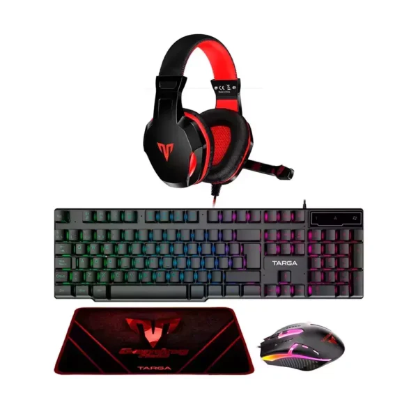 Kit de Teclado -Mouse- Auriculares TGKM210 TARGA