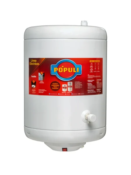 Termotanque Gas Natural 51 Litros TPOP2NS053 ALTA RECUPERACIÓN POPULI ECOTERMO
