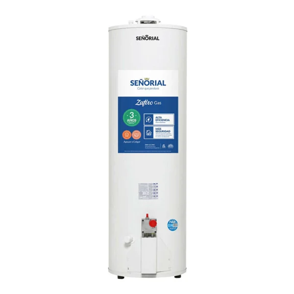 Termotanque 120 Litros Zafiro Multigas SEÑORIAL