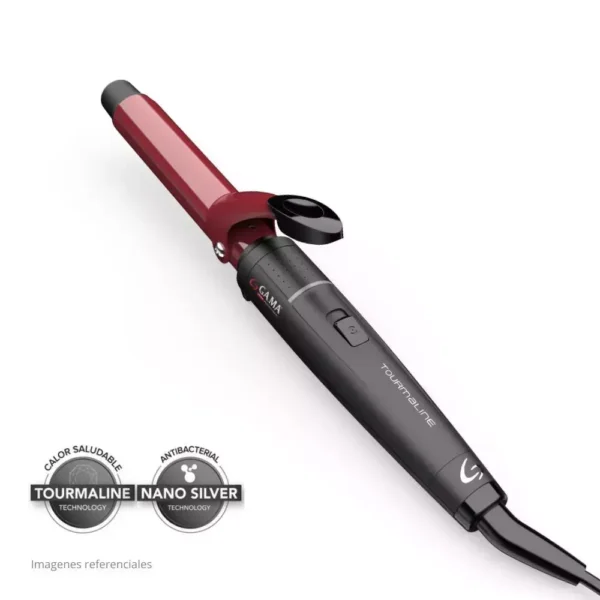 Rizador 25MM TOURMALINE RG STD ROJO GAMA