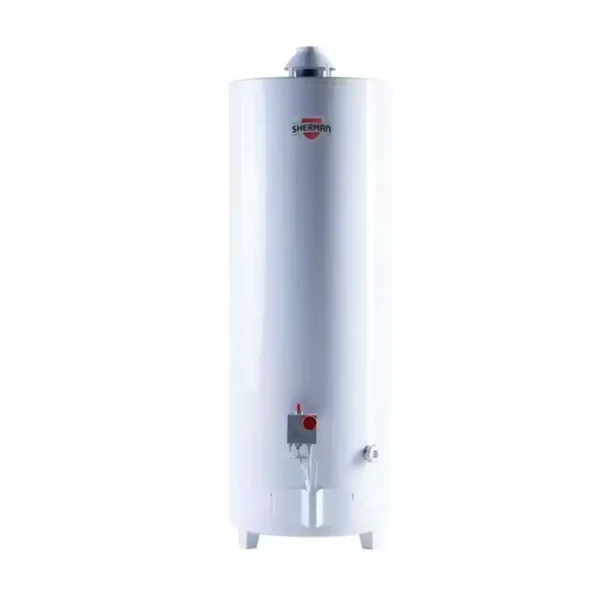 Termotanque 80 Litros de Pie Carga Superior Gas Natural SHERMAN