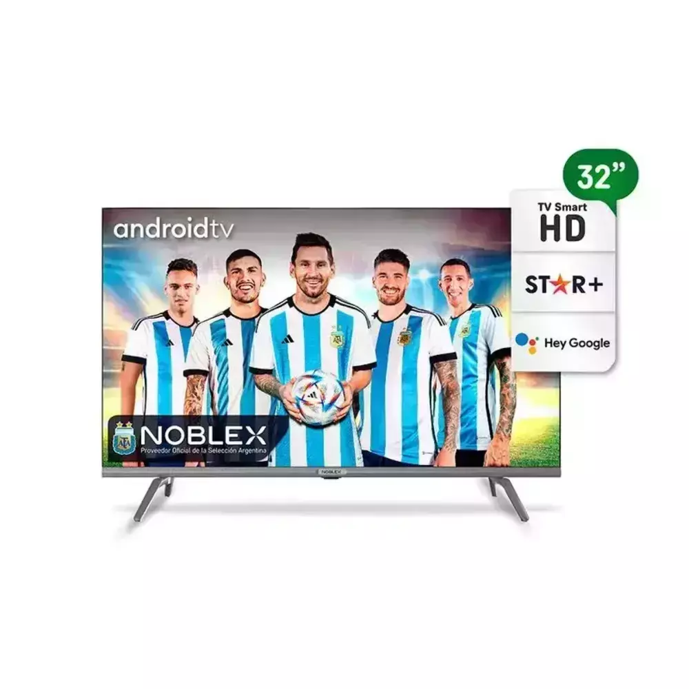 Smart tv 32" Modelo DR32X7000 Definición HD con Android NOBLEX