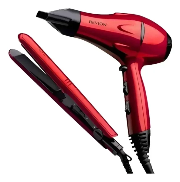 Combo secador + planchita RVDR5230RL2A REVLON